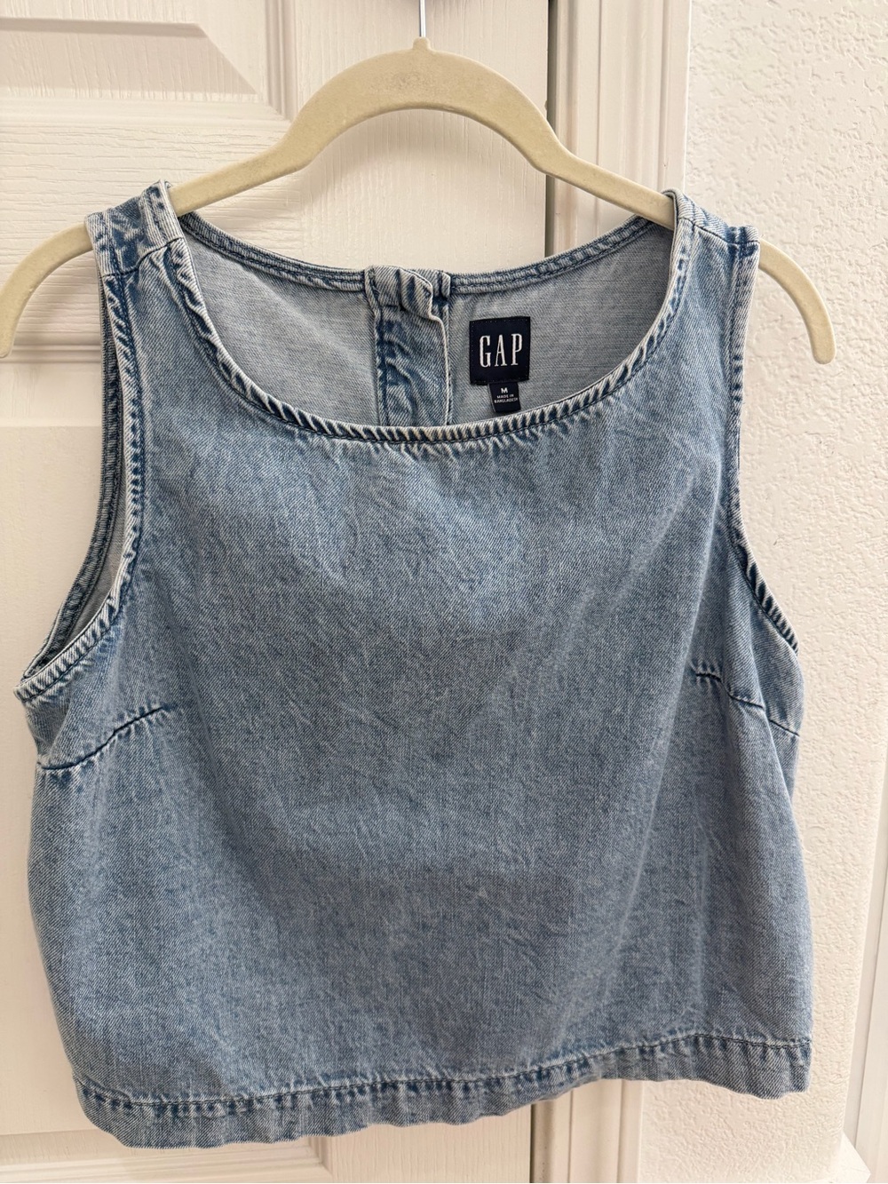 Gap Ultrasoft Denim Shell Tank